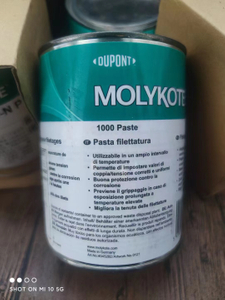 FM36 Molykote EM-50L Graisse synthétique blanche pour pièces en plastique 1KG CAN