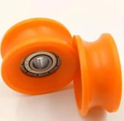 Roulement à rouleaux de poulie coulissante de fenêtre de toutes tailles Roulement de tiroir de meubles Roulement de roue de poulie en plastique