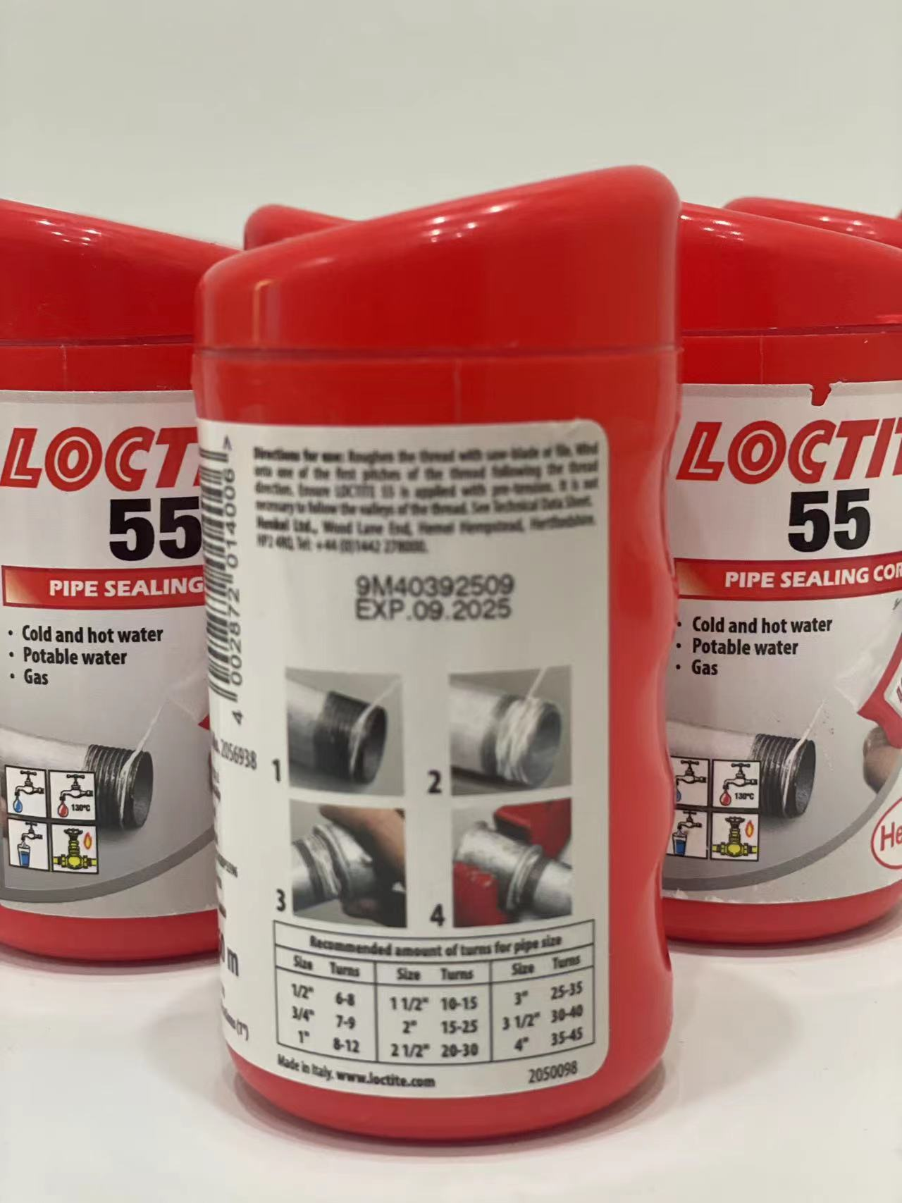 Pâte de blocage de filetage acrylique FM35 LOCTITE 2422, ester diméthacrylate, traitement anaérobie bleu