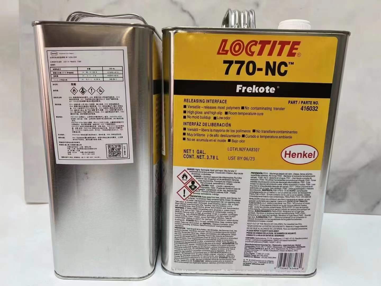 SL21 Agent de démoulage 770NC Démoulage thermoplastique spécifique au yacht en fibre de verre