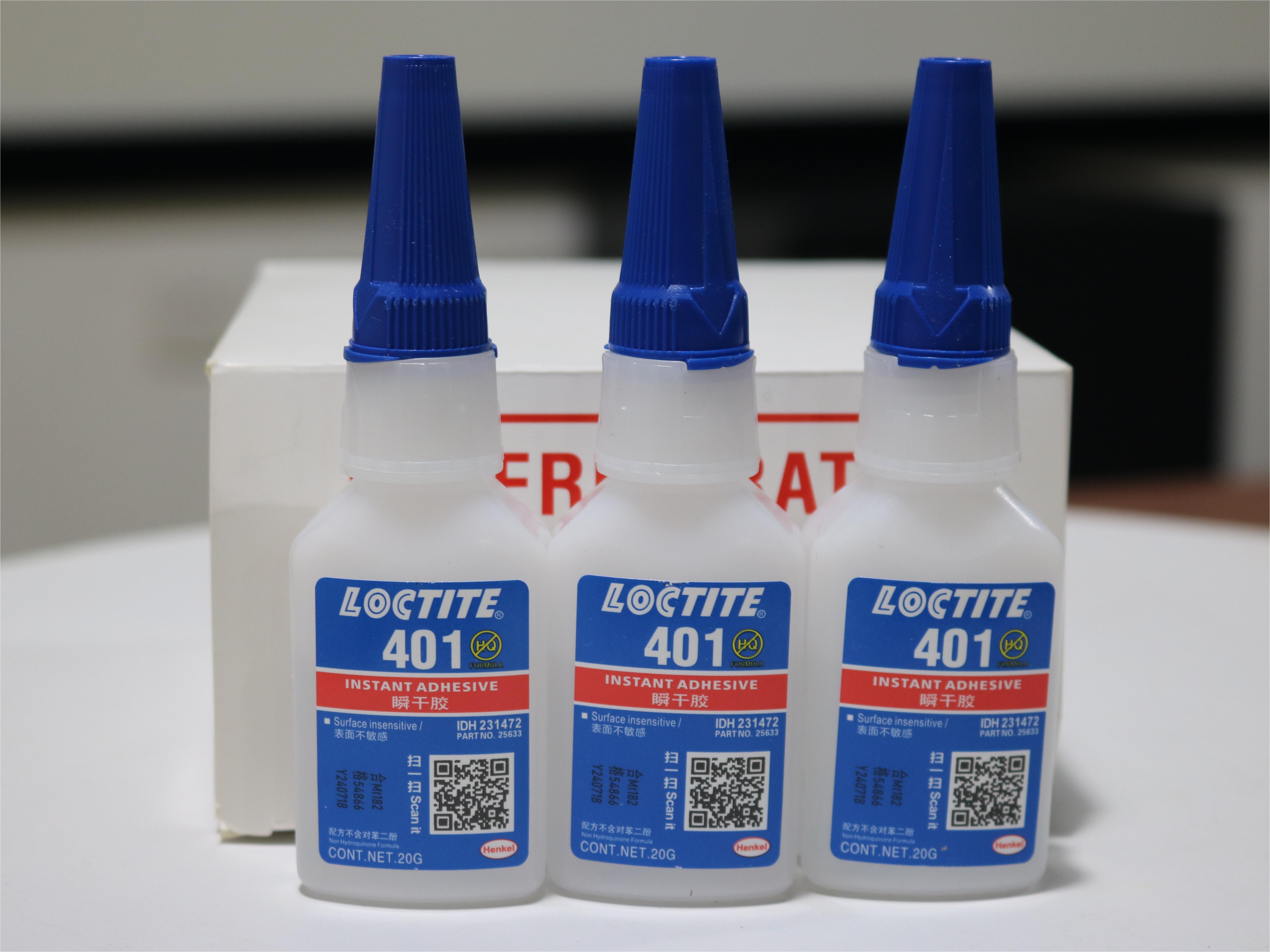 Zyx20g Loctiter 401super colle adhésive métal bois colle à séchage rapide