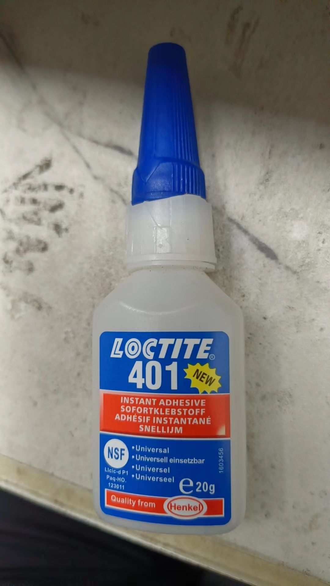 Pâte de blocage de filetage acrylique FM35 LOCTITE 2422, ester diméthacrylate, traitement anaérobie bleu